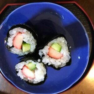 蟹かまの巻き寿司